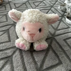 Plush White Lamb Toy